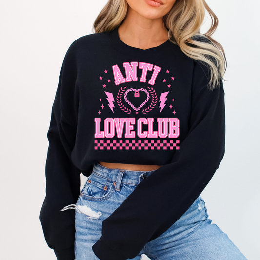 Anti Love Club Valentines Crewneck